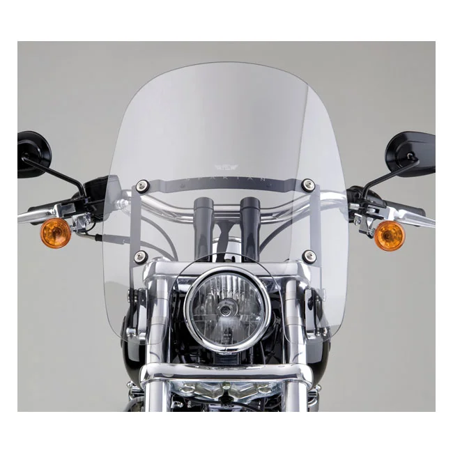National Cycle NC Spartan® Quick Release Windshield - Clear, 16.25" high