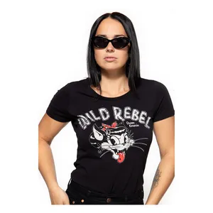 King Kerosin Queen Kerosin Wild Rebel t-shirt black