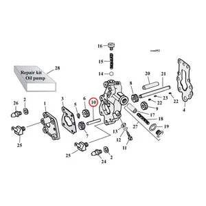 MCS Idler shaft, oil pump
