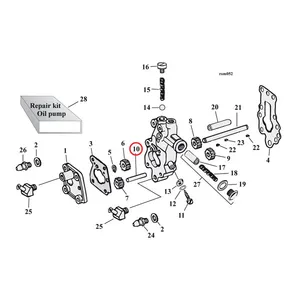 MCS Idler shaft, oil pump