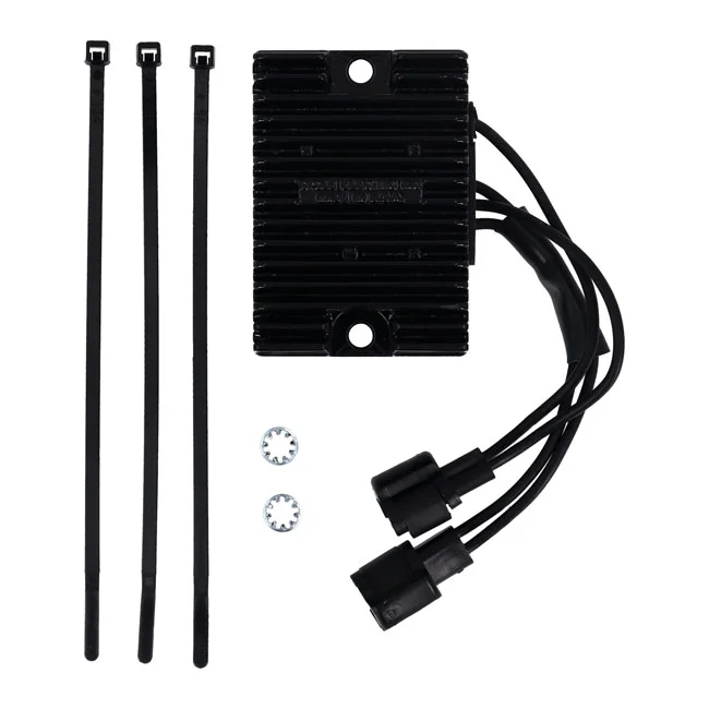 Cycle Electric Voltage regulator/rectifier. Black - 74546-07A