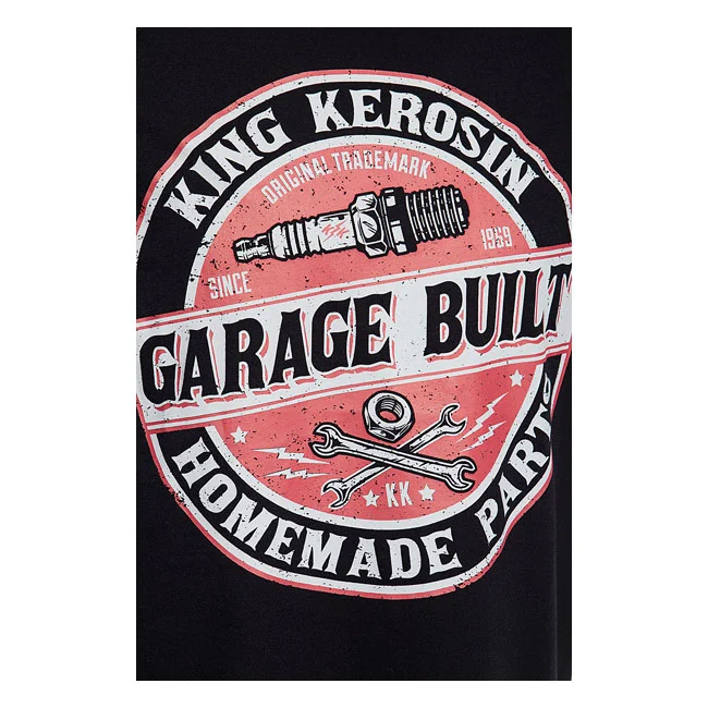King Kerosin Kerosin Garage Built t-shirt black