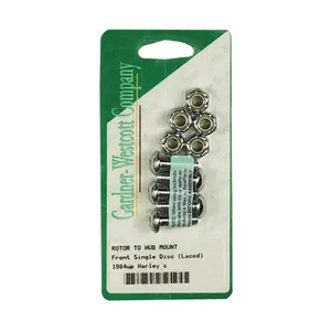 Gardner-Westcott Brake rotor bolt kit, chrome button