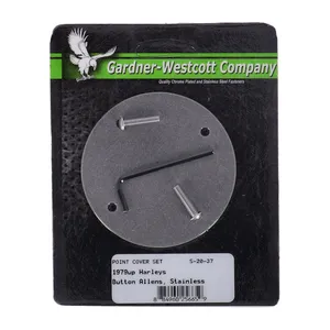 Gardner-Westcott GW, point cover mount kit. Stainless, buttonhead allen