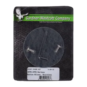 Gardner-Westcott GW, point cover mount kit. Stainless, buttonhead allen