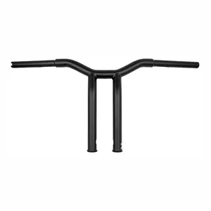 Burly Burly, Dominator raked 1-1/4" T-bar 12" rise. Matte black