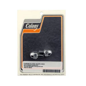 Colony Colony, 54-78 air cleaner screws. Chrome acorn