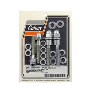 Colony Colony handlebar clamp & gauge mount kit. Acorn
