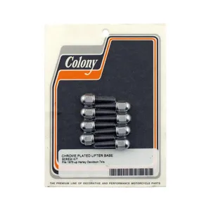 Colony Colony, tappet block mount kit. Acorn, chrome