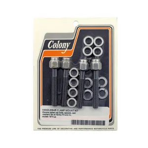 Colony Colony, handlebar top clamp mount kit. Chrome