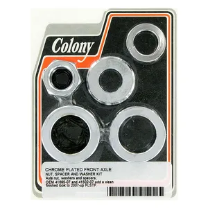 Colony Colony axle spacer kit front, smooth