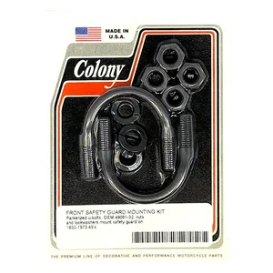 Colony Colony, engine guard U-bolt mount kit. Front