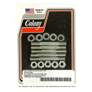 Colony Colony, oil pump mount kit OEM style. Zinc