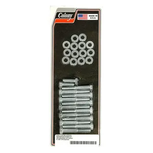 Colony Colony, Sportster rocker box bolt kit. Hex, zinc