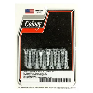 Colony Colony cam cover mount kit, OEM style. Zinc