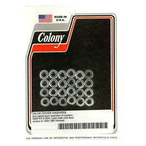 Colony Colony, rocker cover washer set. Zinc