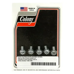 Colony Colony star hub screws & washer set