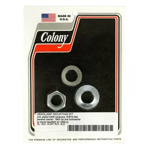 Colony Colony, headlamp mount kit. Zinc