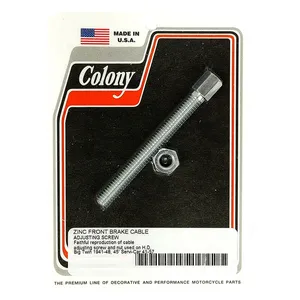 Colony Colony, front brake cable adjuster. Zinc