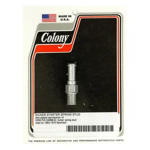 Colony Colony, kickstart return spring stud. Zinc