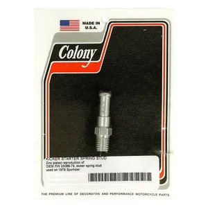 Colony Colony, kickstart return spring stud. Zinc