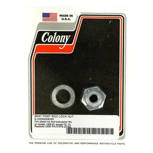 Colony Colony, seat post rod lock nut kit. Zinc