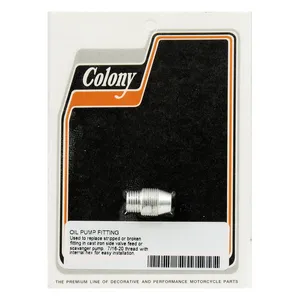 Colony Colony, oil pump fitting repair nipple