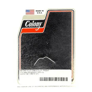 Colony Colony, wire clip. Front spark plug cable