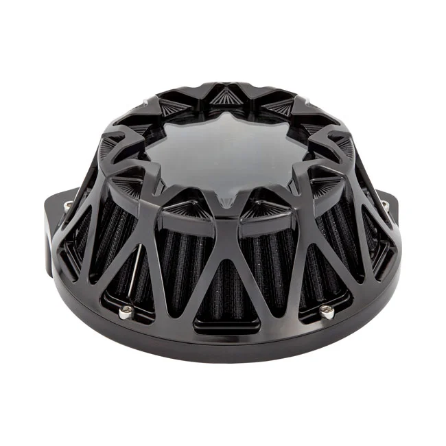 Arlen Ness AIR CLNR CROSSFIRE ALL BL