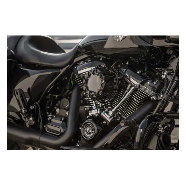 Arlen Ness AIR CLNR CROSSFIRE ALL BL