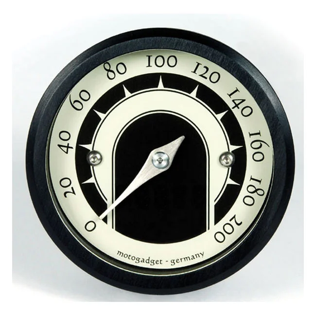 Motogadget Motoscope Tiny. Speedster. Black bezel