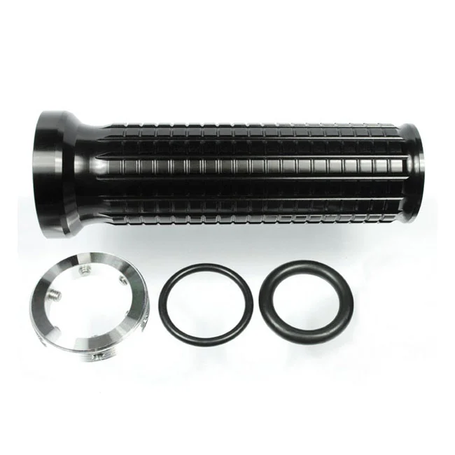 Motogadget Mo.grip aluminum handlebar grip set. Black