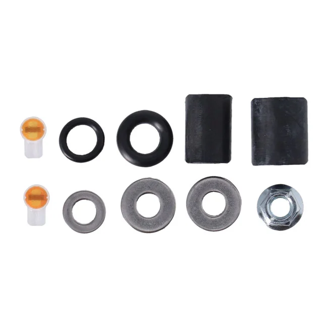 Motogadget Mo.blaze cone in-bar turn signals. Polished