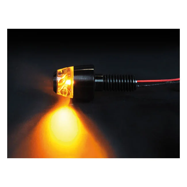 Motogadget Mo.blaze pin LED turn signals. Black