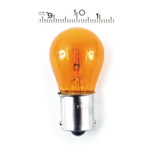 MCS Light bulb 12-volt 32cp. Single filament. Amber