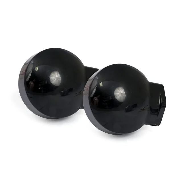 MCS 86-up style FL LED turn signals. Rear. gloss black - 930703