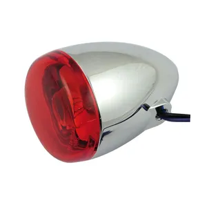 Chris Products Chris, bullet turn signal. Chrome. Red lens