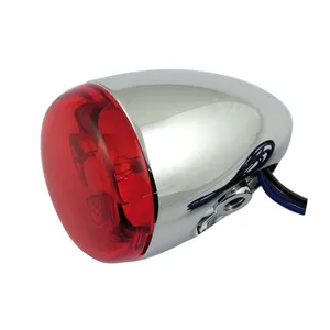 Chris Products Chris, bullet turn signal. Chrome. Red lens