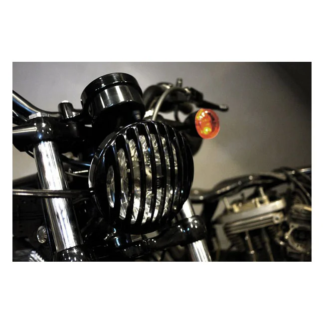 Rough Crafts Crafts, headlamp grill 5-3/4". Black