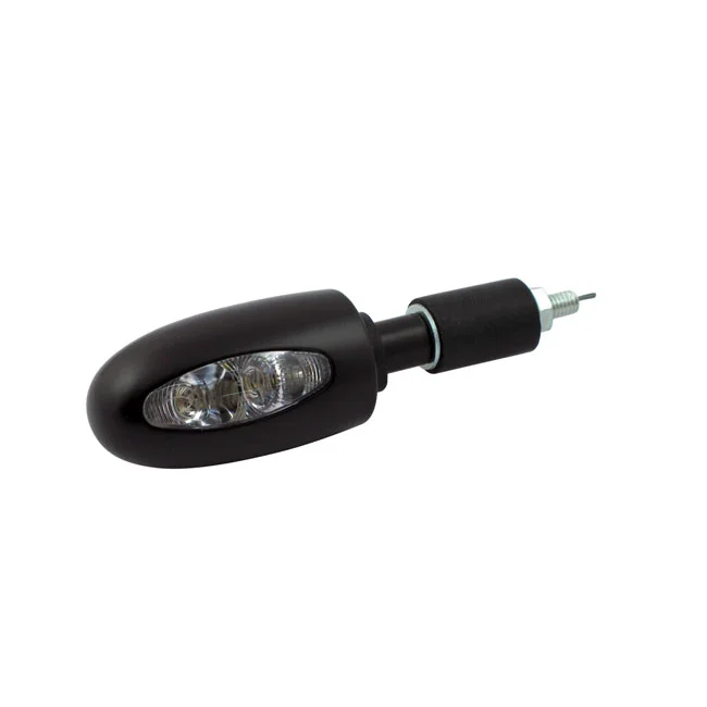 Kellermann BL 1000 LED turn signal. Clear. Black brass
