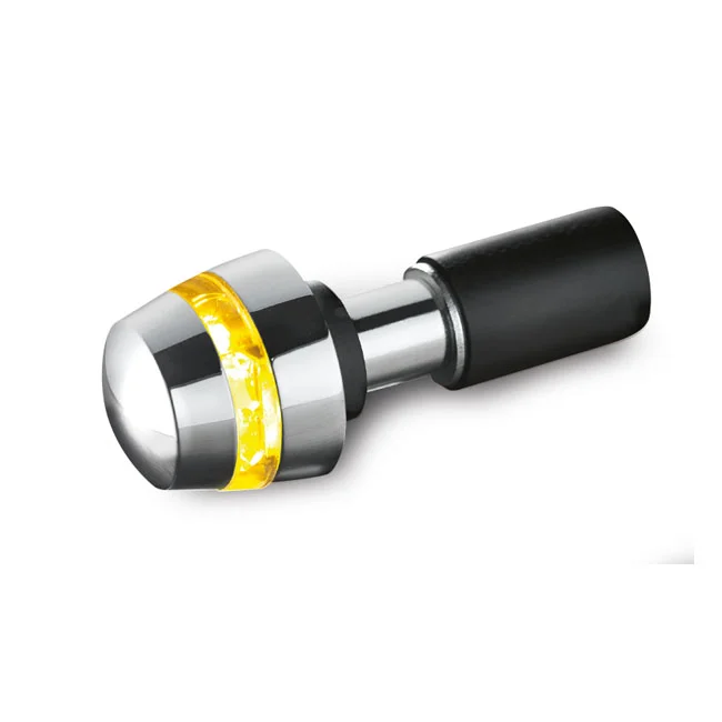 Kellermann BL 2000 handlebar end turn signals. Chrome