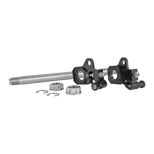 Performance Machine Machine, Axle adjuster kit. Black anodized - 41056-09