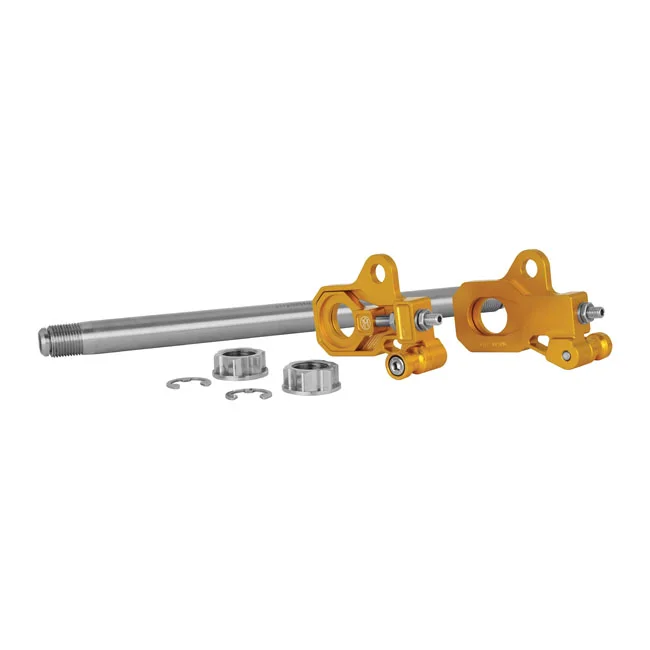 Performance Machine Machine, Axle adjuster kit. Gold anodized - 41056-09