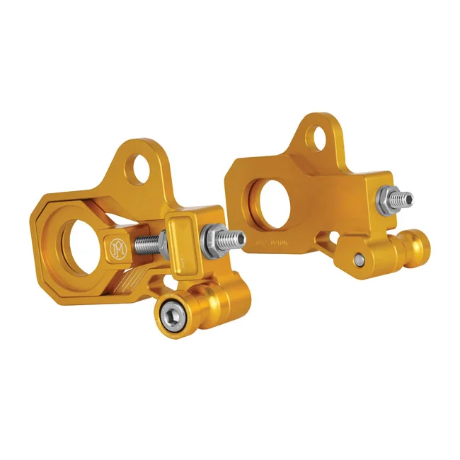 Performance Machine Machine, Axle adjuster kit. Gold anodized - 41056-09