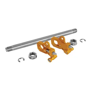 Performance Machine Performance Machine, Axle adjuster kit. Gold anodized