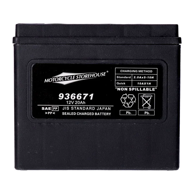 MCS Standard Series - AGM sealed battery. 12v, 20ah. 320cca - 65989-97