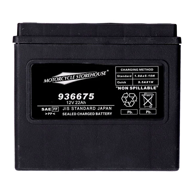 MCS Standard series - AGM sealed battery. 12v, 22ah. 325cca - 65991-82B