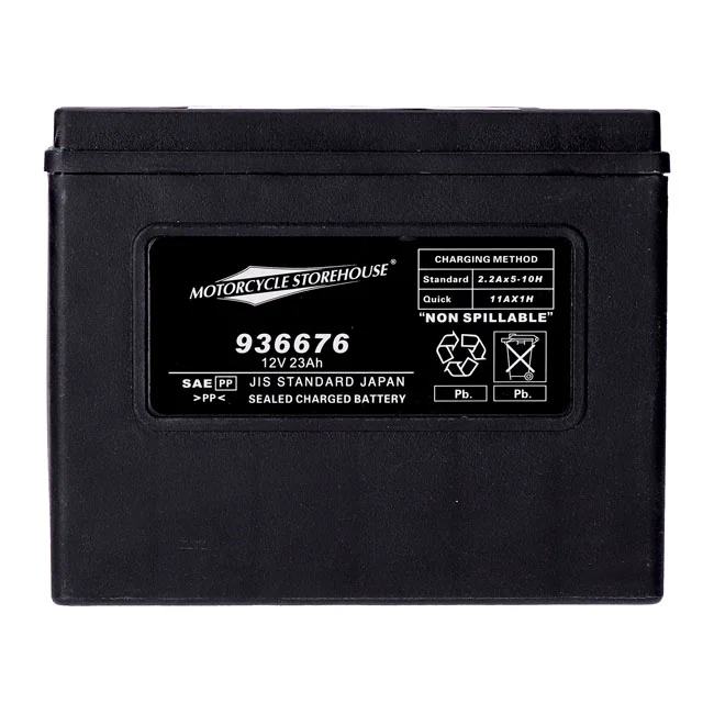 MCS Standard series - AGM sealed battery. 12v, 23ah. 360cca - 66010-82B
