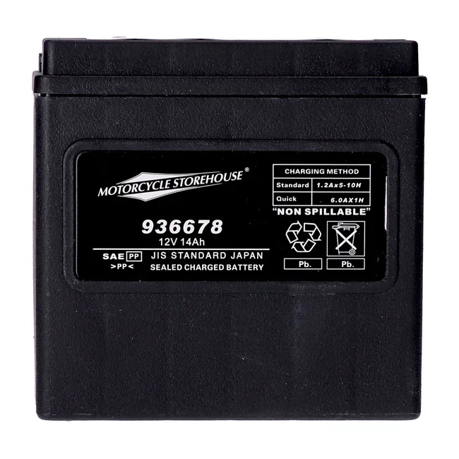 MCS Standard Series - AGM sealed battery. 12v, 14ah. 240cca - 65948-00B