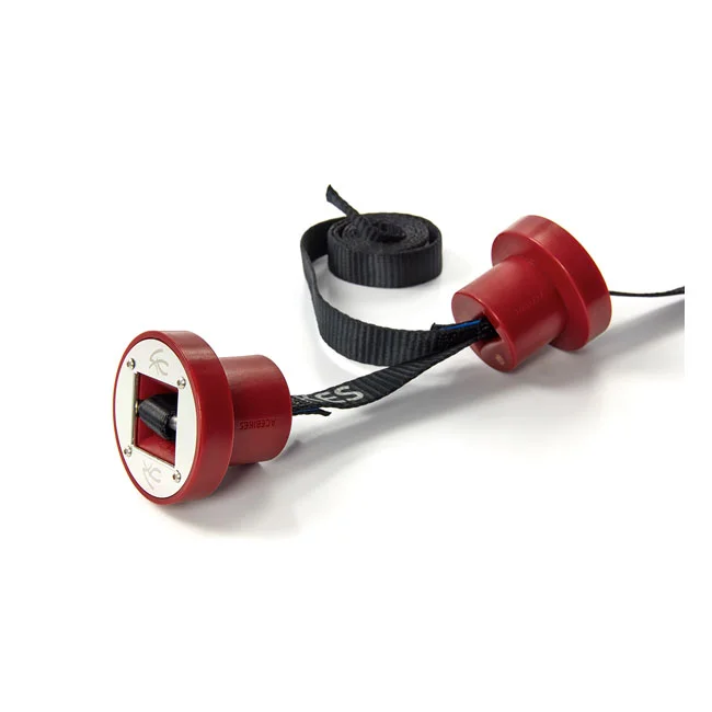 Acebikes CapStrap BMW open axle tie-down system